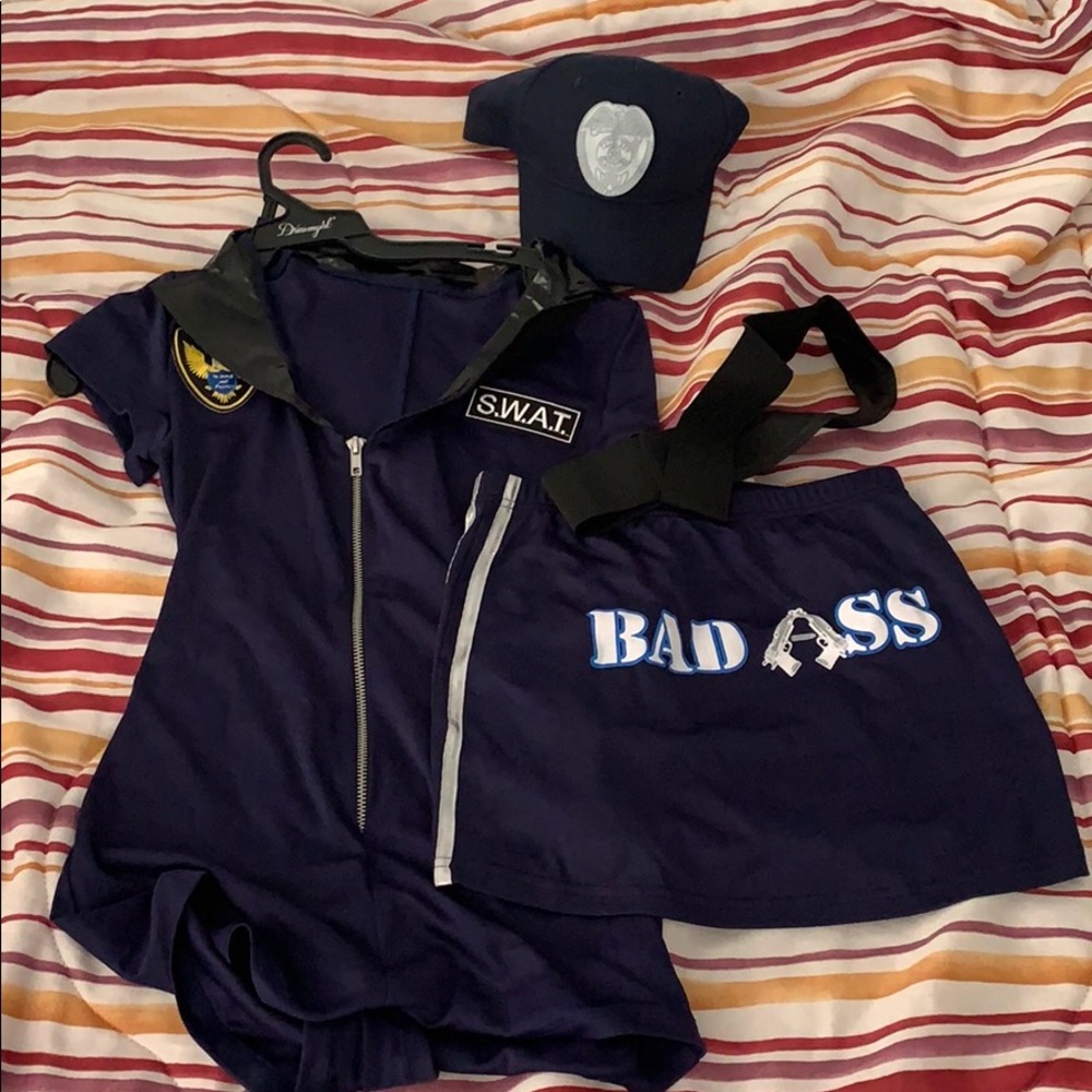 Halloween swat / cop costume